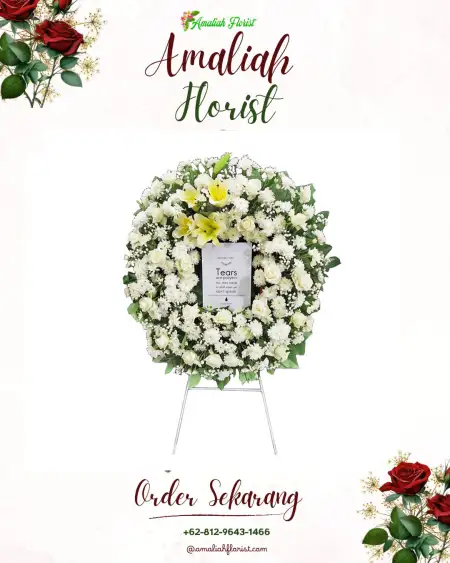 Krans Bunga Duka Taman Sari